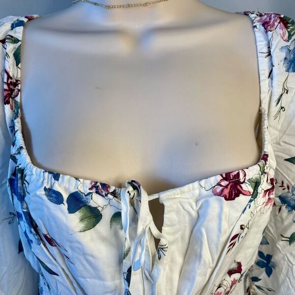 Urban Outfitters Lumiere Boho Floral Mini Dress Size Large NWT - Picture 12 of 13